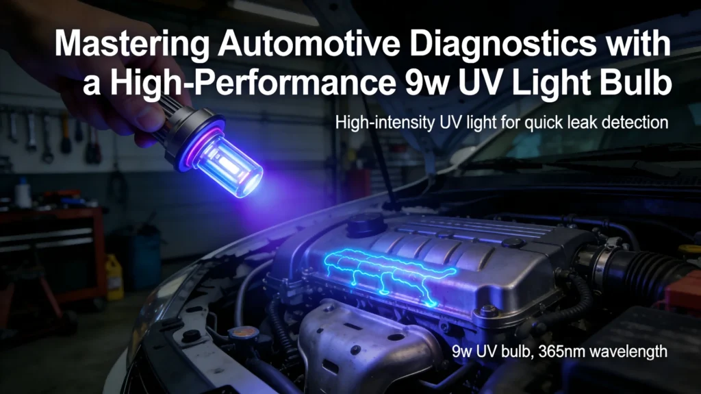 Mastering Automotive Diagnostics with a High-Performance 9w uv light bulb