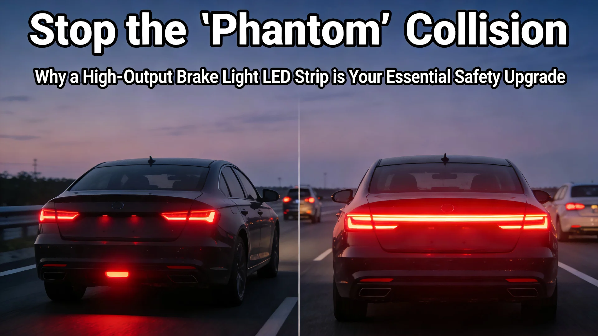 Stop the “Phantom” Collision: Why a High-Output brake light led strip is Your Essential Safety Upgrade