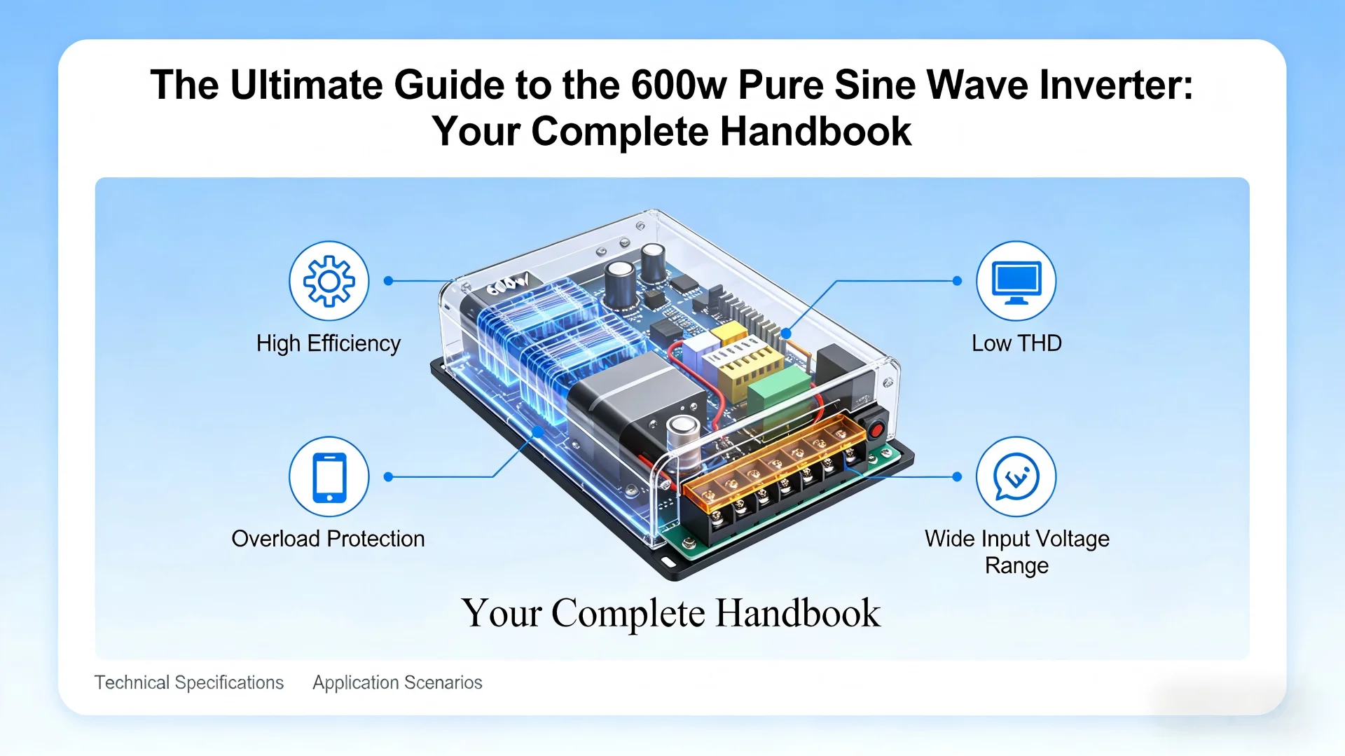 The Ultimate Guide to the 600w Pure Sine Wave Inverter: Your Complete Handbook
