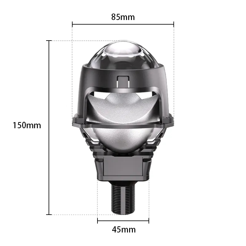 CE Approved Super Bright Q20 Bi Led Projector Lens 3.0 5800k 6500k 55w 9-16v Bi Led Projector Lens Led Headlight