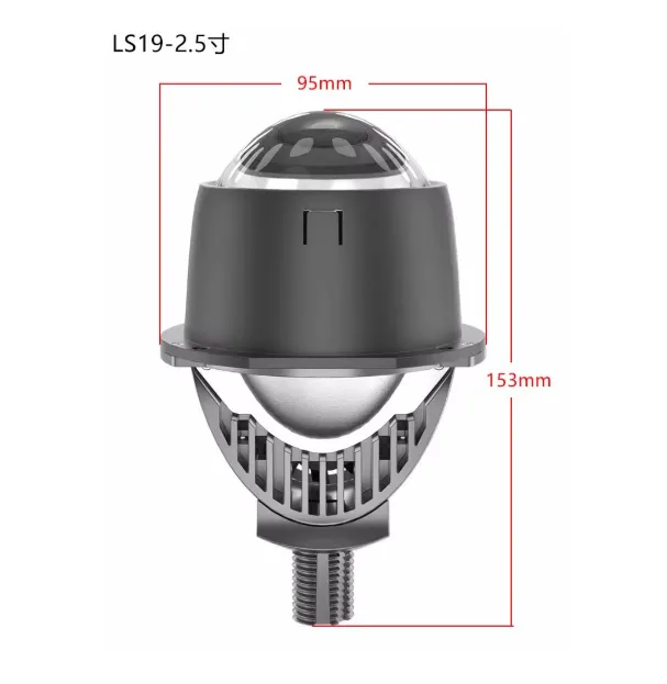 GTR Premium Headlamp 2.5 Inch Led Projector Lens Bi Led Lens for Led Headlight Auto Lighting System