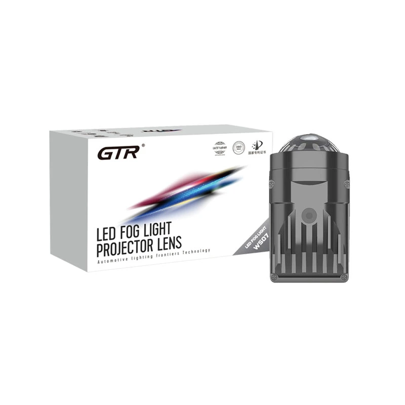 GTR 2 Inch Universal LED Fog Light Projector  Single or 3 Colors Car Fog Lamps