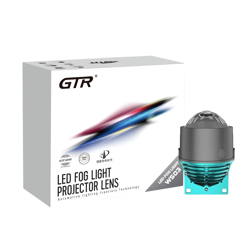 High Low Beam Bi LED Fog Lamp Projector Lens 3000K 5800K for Toyota Honda