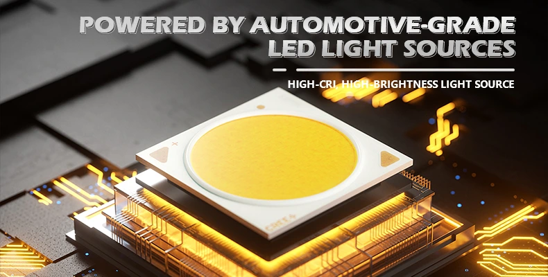 Premium 3 Inch 3000K 5800K 55W Bi-LED Low Beam Fog Lights Waterproof Car Fog Lamps for Universal Projector Lens Fog Lamp